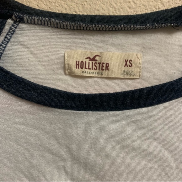 Cropped Hollister Quarter Sleeve Shirt - Picture 4 of 4